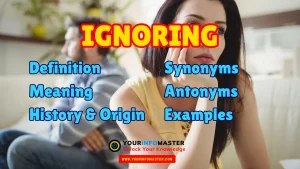 Ignoring Synonyms, Antonyms, Example Sentences