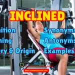 Inclined Synonyms, Antonyms, Example Sentences